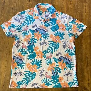 Tropical Print Men's Shirt